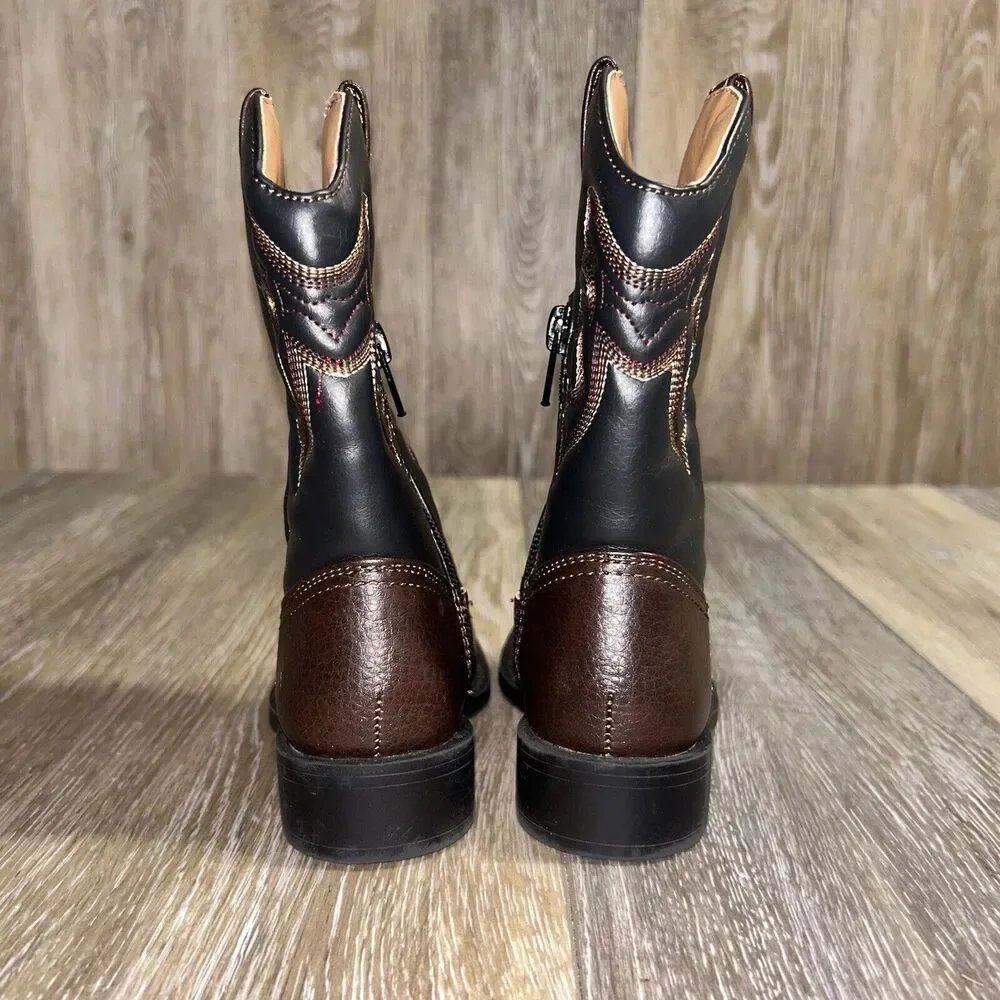 Austin Trading Co Kids Infant Youth US Size 6 Brown Black Western Style Boots